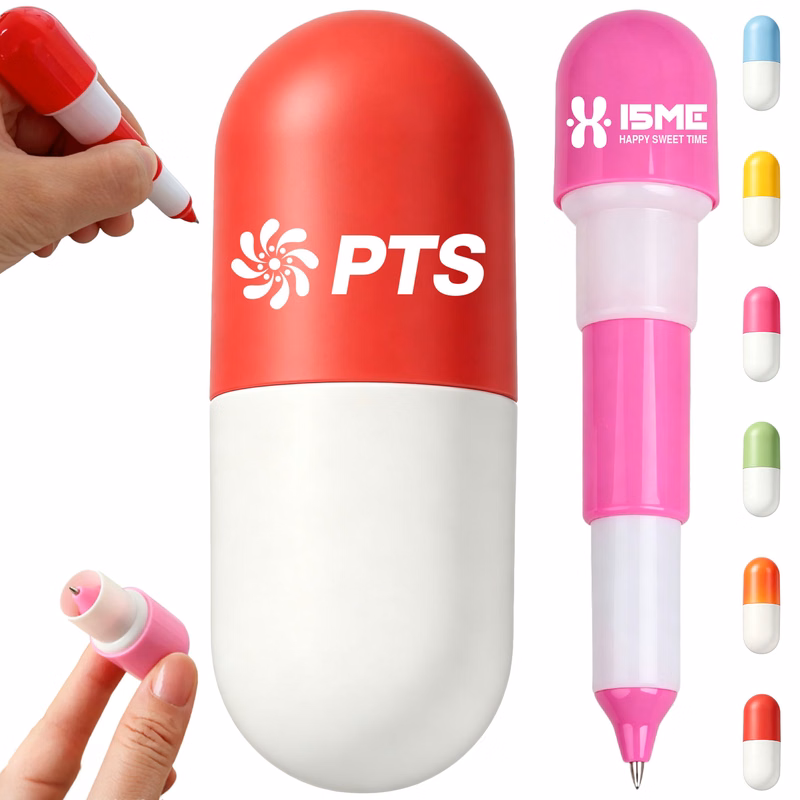 Retractable Pill Ballpoint Pen