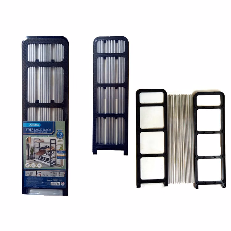 Shoe Racks - 4 Tiers Holds 12 Pairs