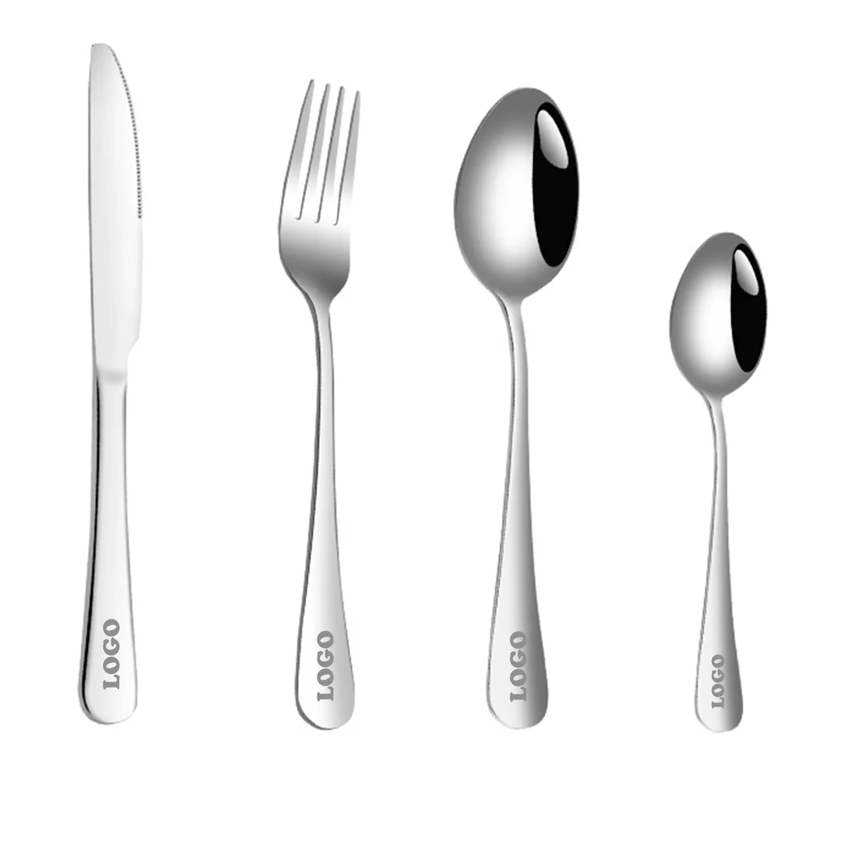 MOQ 50 Stainless steel knife, fork and spoon cutlery set 1
