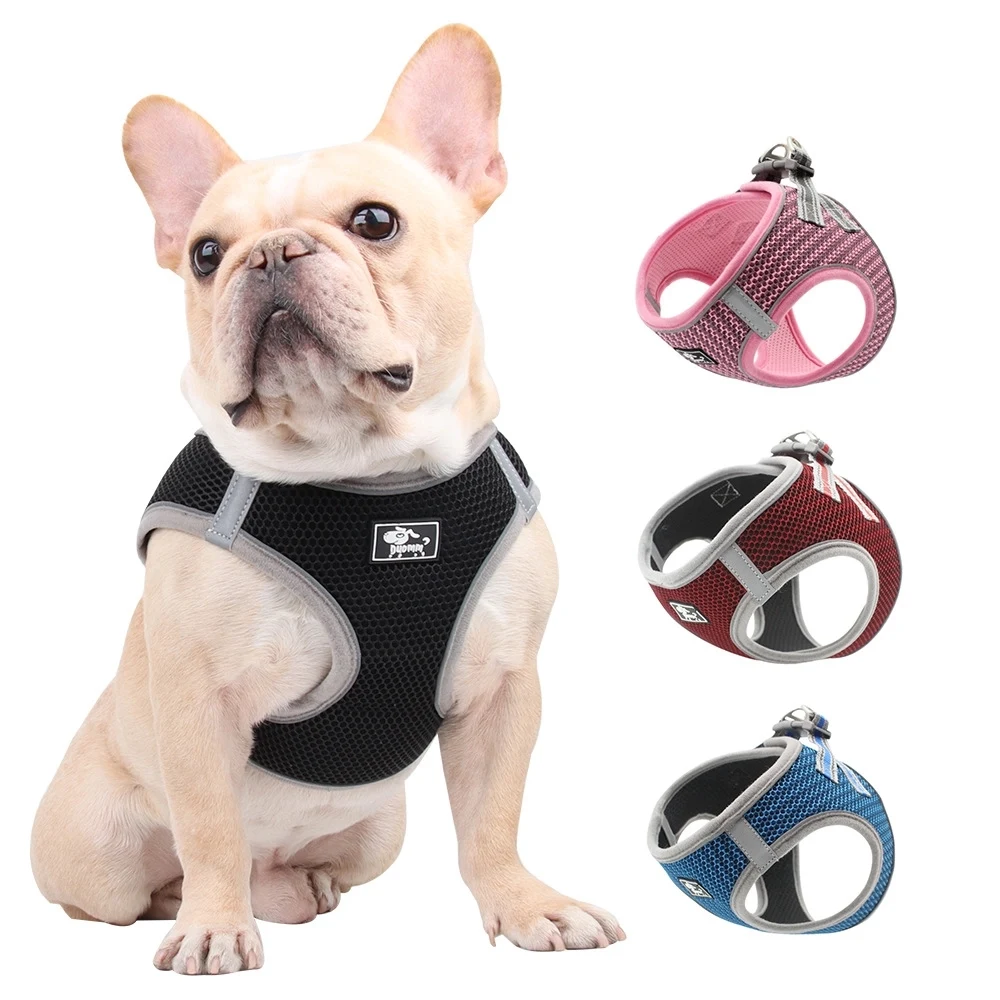 Reflective Pet Harness and Leash Set 1