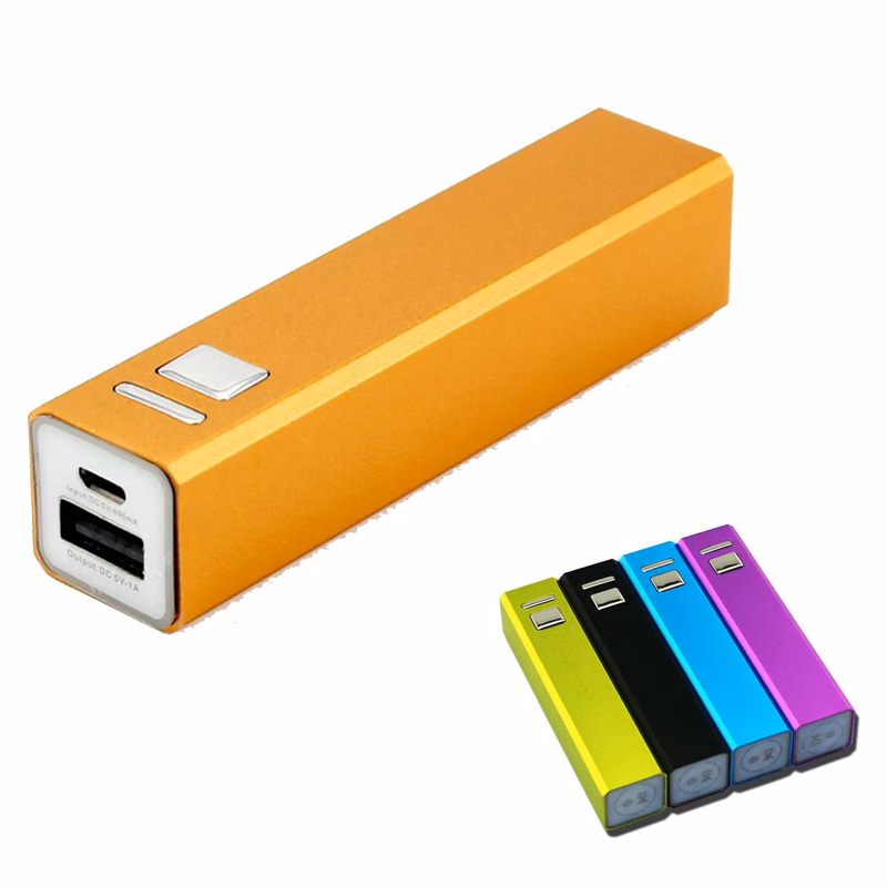 Portable Charger 2600Mah Power Bank Pack With Micro(Input)