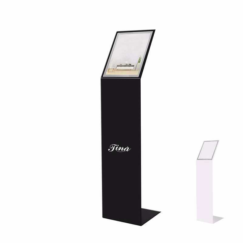A4 Acrylic Pedestal Sign Holder Floor Stand