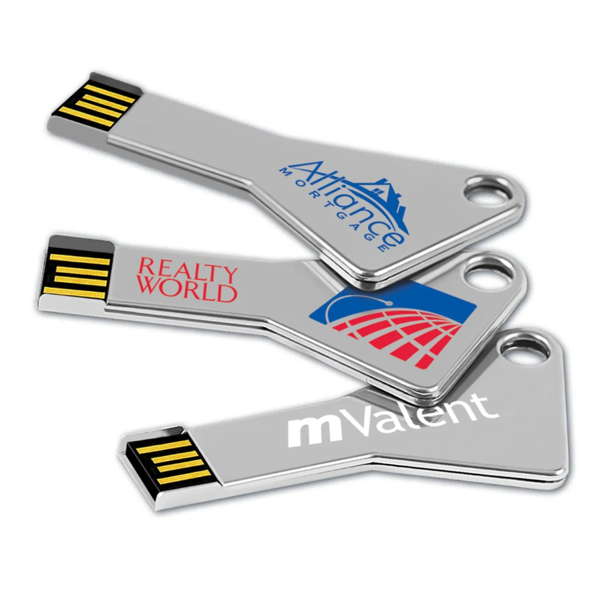 USBKA USB 2.0 Key Drive™ KA Angled 1