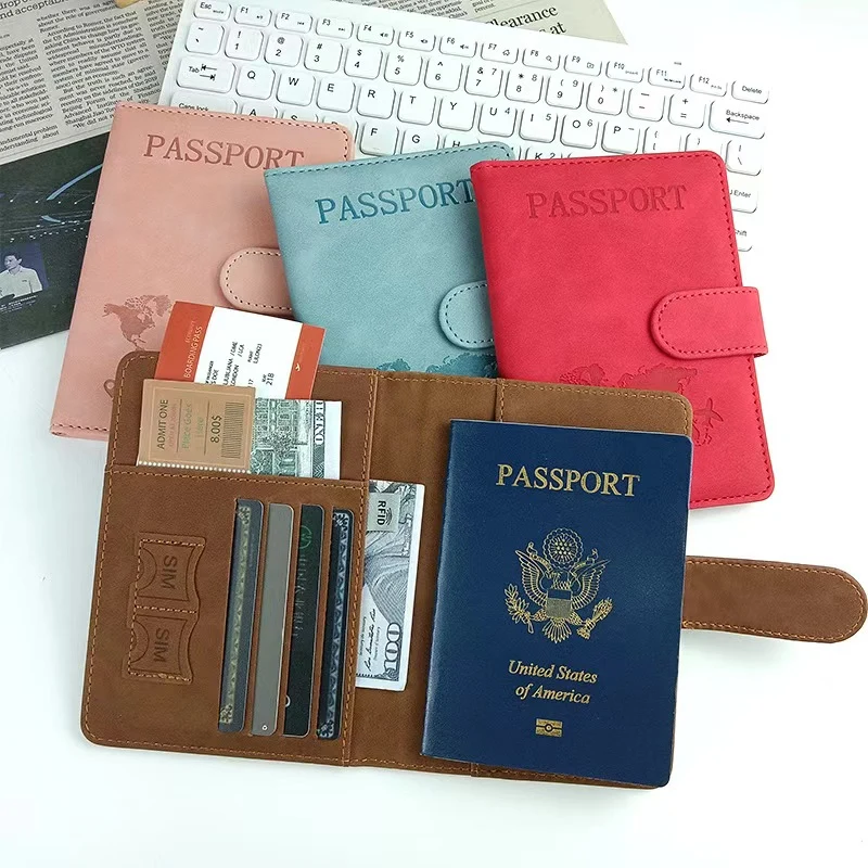 PU Leather Mluti-functional Passport Holder 1