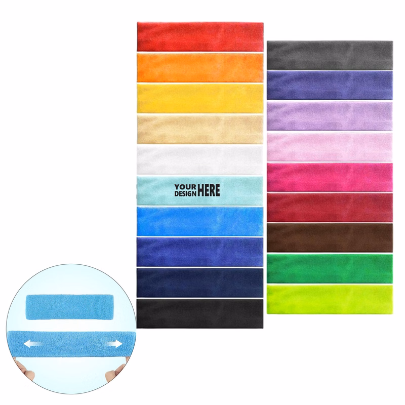 Sports Sweat Absorbing Personalized Headband