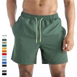 Men Summer Beach Shorts Water Proof Double Nylon Swim Shorts 1