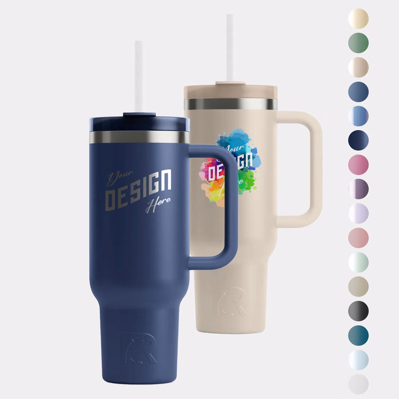 30 Oz RTIC® Leak-Resistant Ceramic Lined 3-in-1 Lid Tumbler