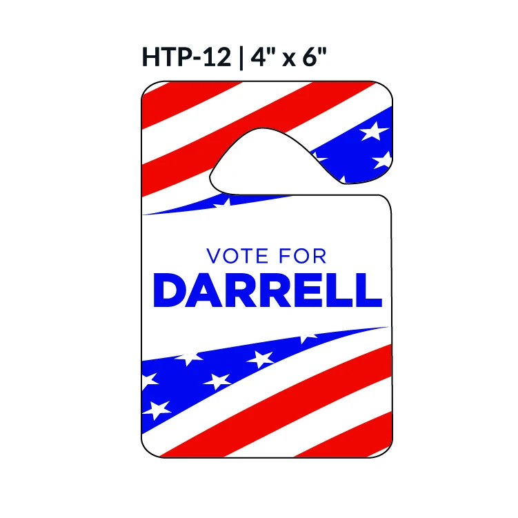 Numbered Hang Tag w/1 Side Imprint (4"x6") 1