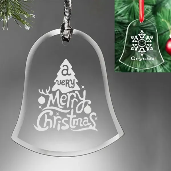Crystal Bell Christmas Ornament 1