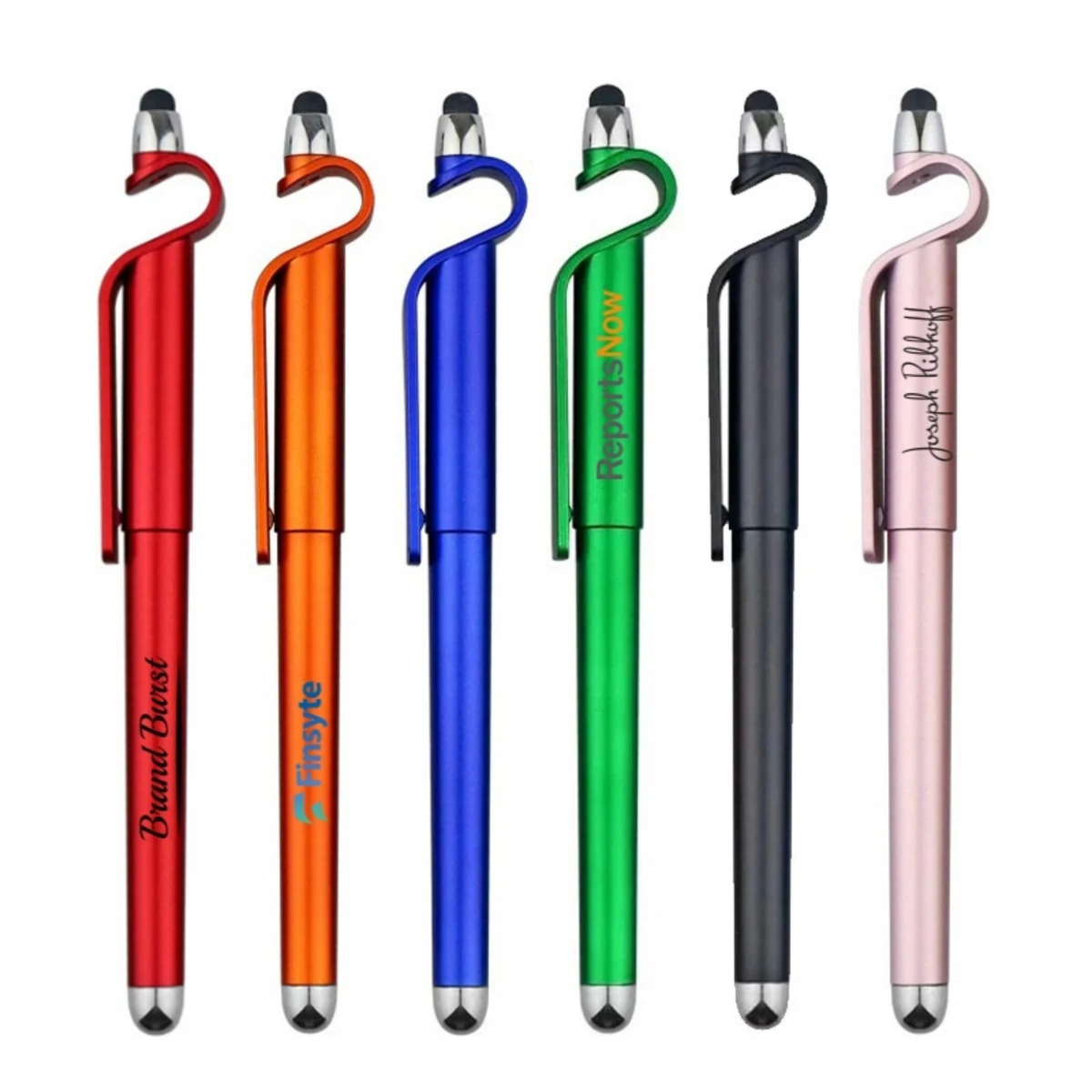 Multifunctional 3 in 1 Phone Holder Capacitive Stylus Ballpoint Pens 1