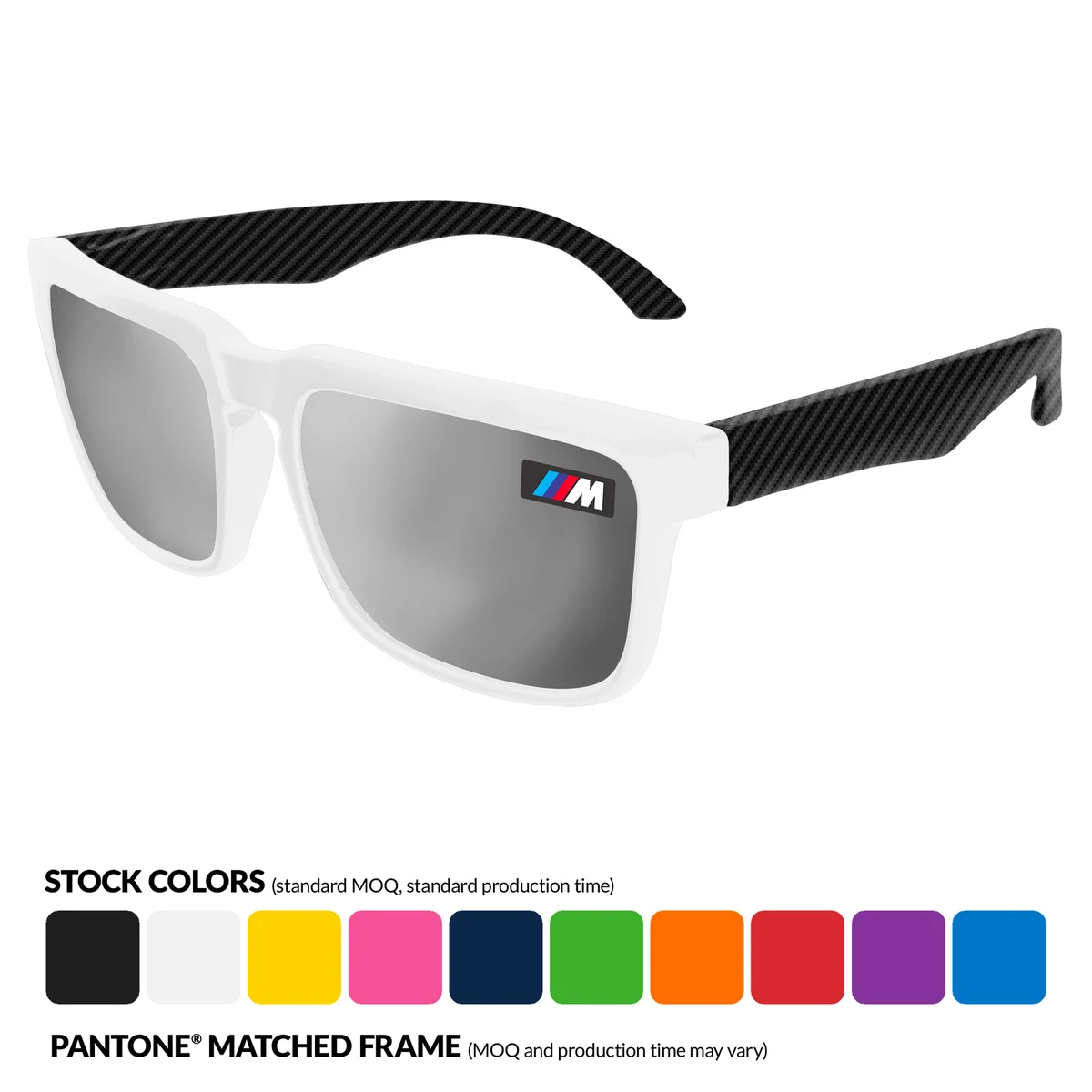 Mirror Heat Sunglasses w/ Full-Color Imprints & Wrap 1