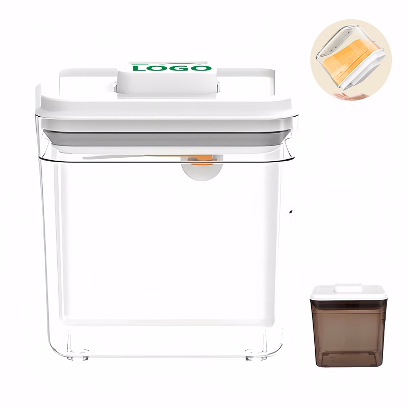Square Push-Seal Food Storage Container