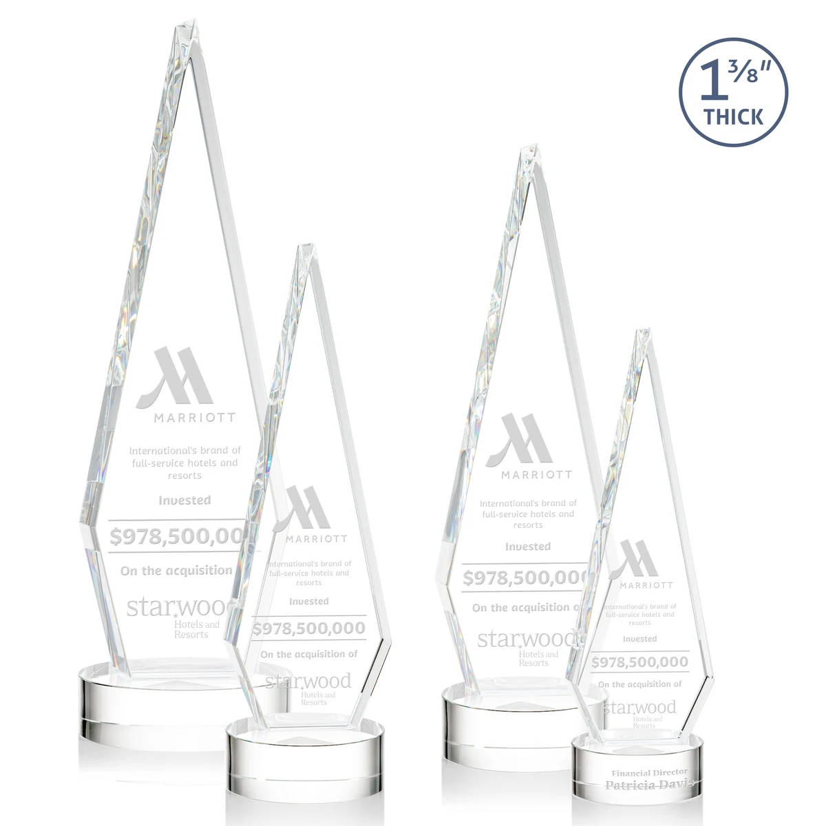 Springfield Award on Stanrich Base - Clear 1