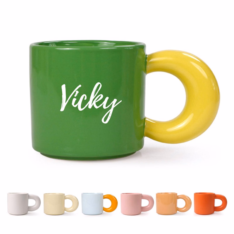 14 Oz. Large Handle Ceramic Coffee Cup Mug