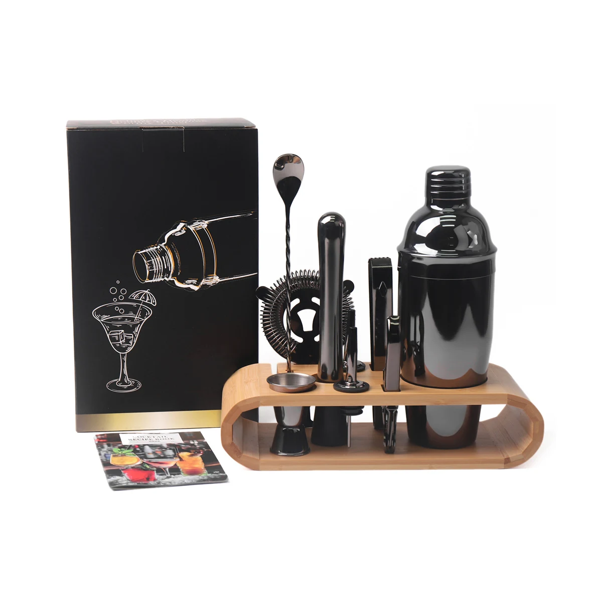 10Pcs Stainless Steel Cocktail Shaker Set 1