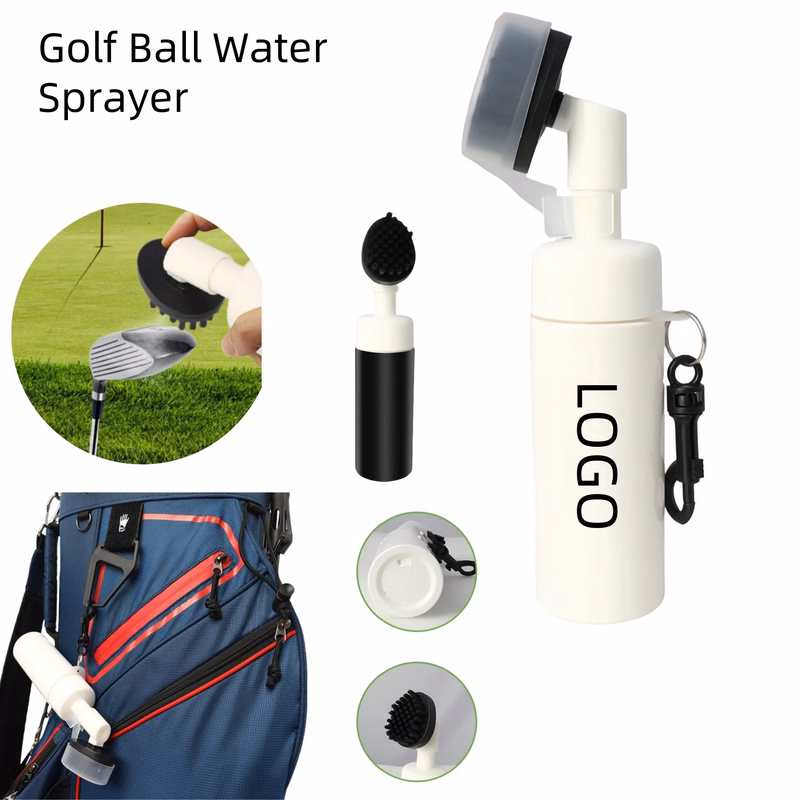 Water Spray Golf Club Scrubber for Quick Cleaning