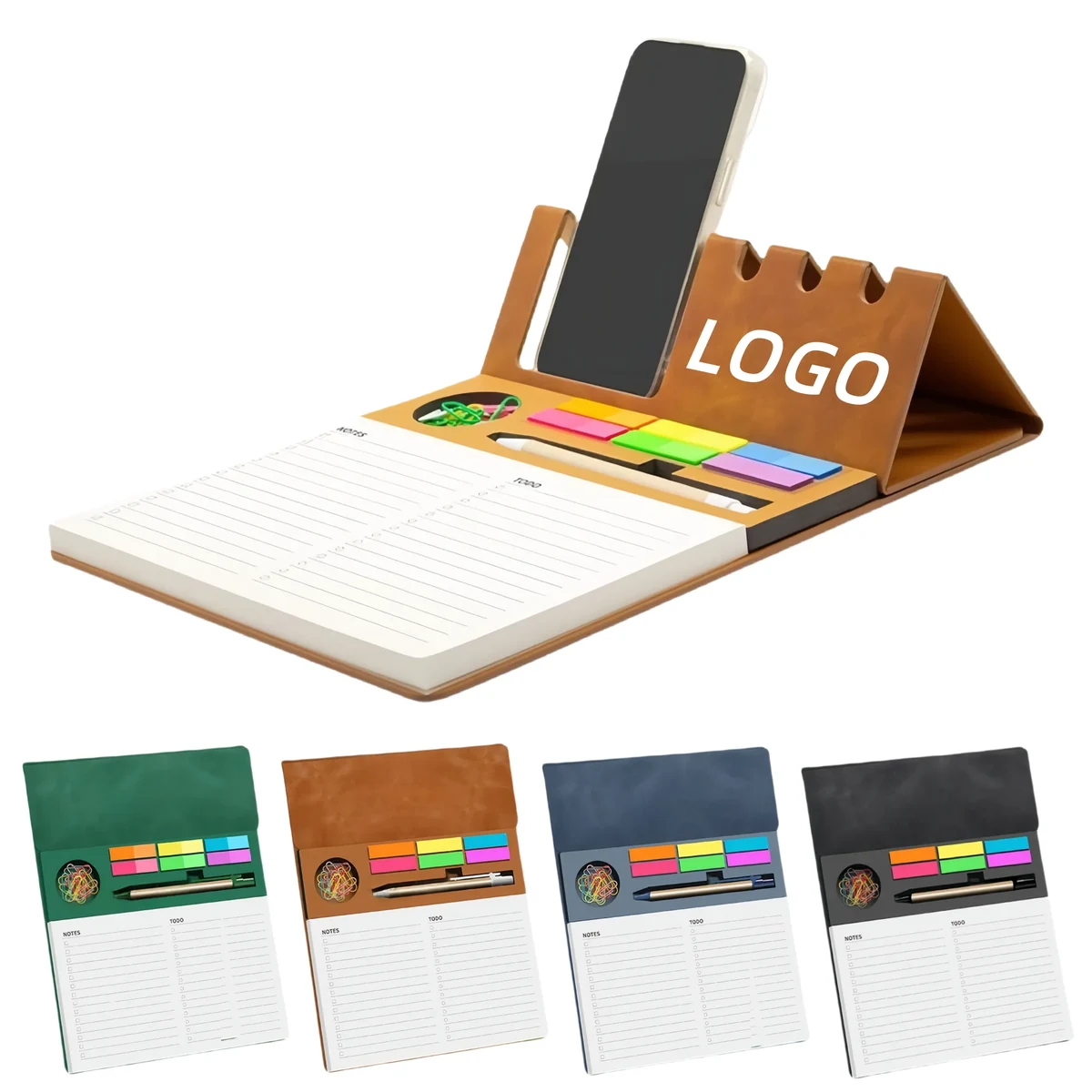 PU Leather Multifunctional Magnetic Combination Notepad 1