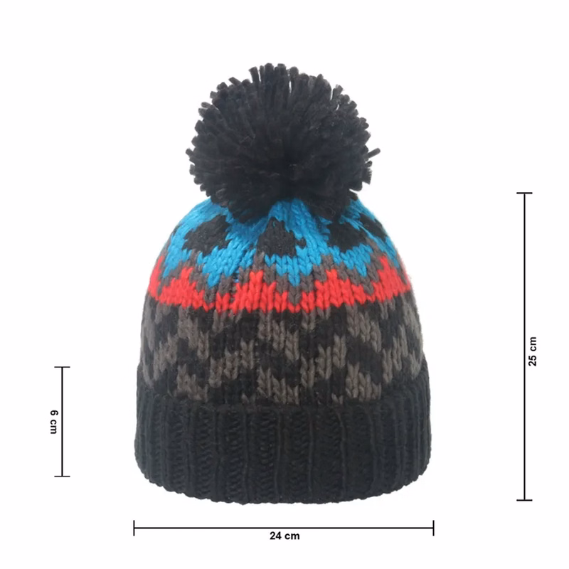Adorn Acrylic Beanies w/ Pom