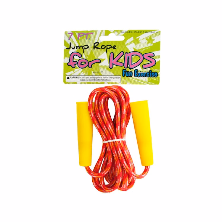 Kid's Jump Ropes - 7' Colorful