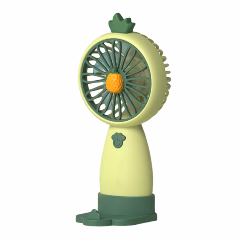 Handheld Mini Fan with Fruit Motifs