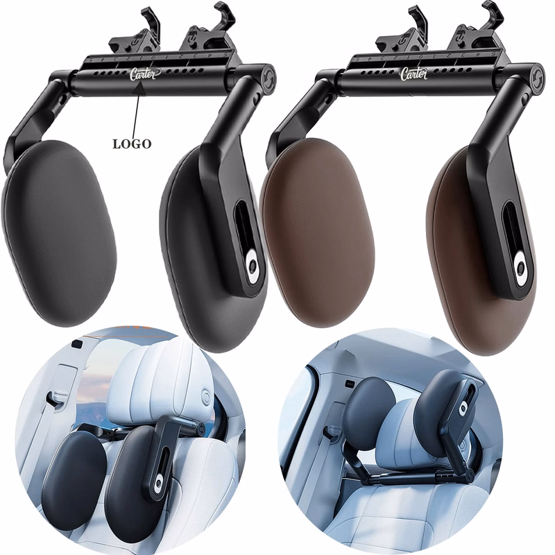 Three-Axis Double-Hook Multi-Functional Car Headrest Memory