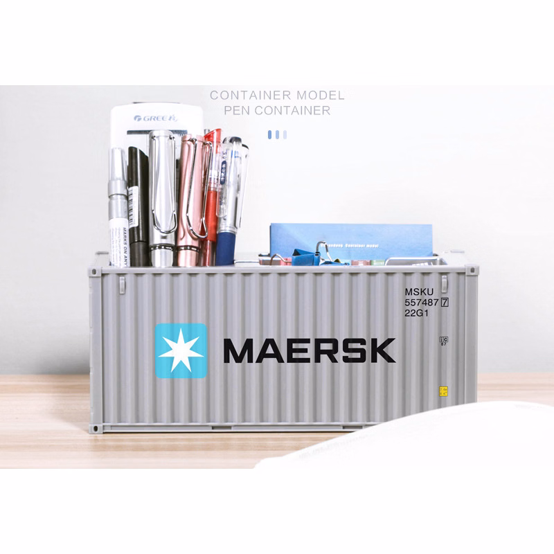 Container Shape Bussiness Pen Holder Organizer