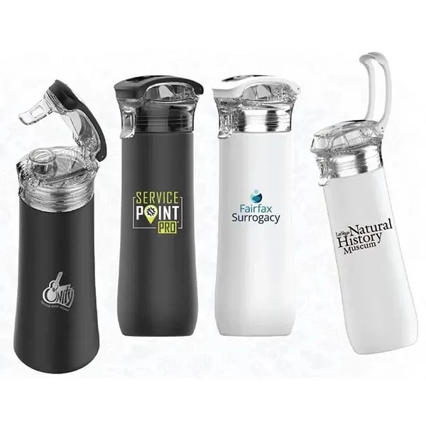 23 Oz. Double Wall Vacuum Sports Bottle, custom water bottle with logo imprint 1