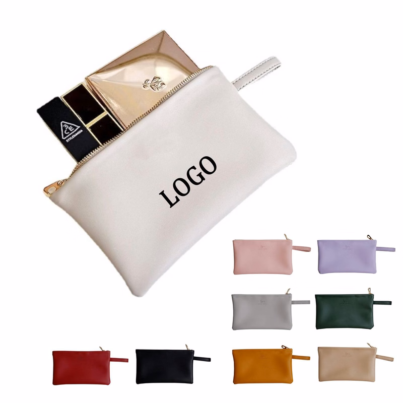 Soft PU Portable Cosmetic Pouch