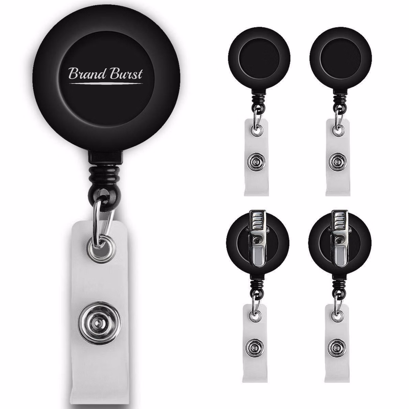 Badge Reel With Belt Clip