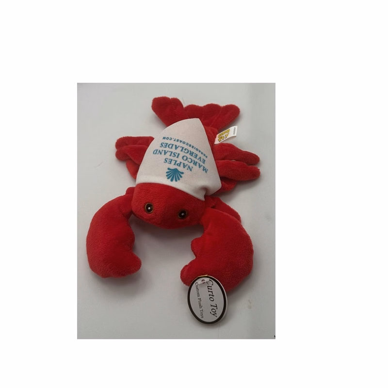 8" Aquatic Beanie Lobster