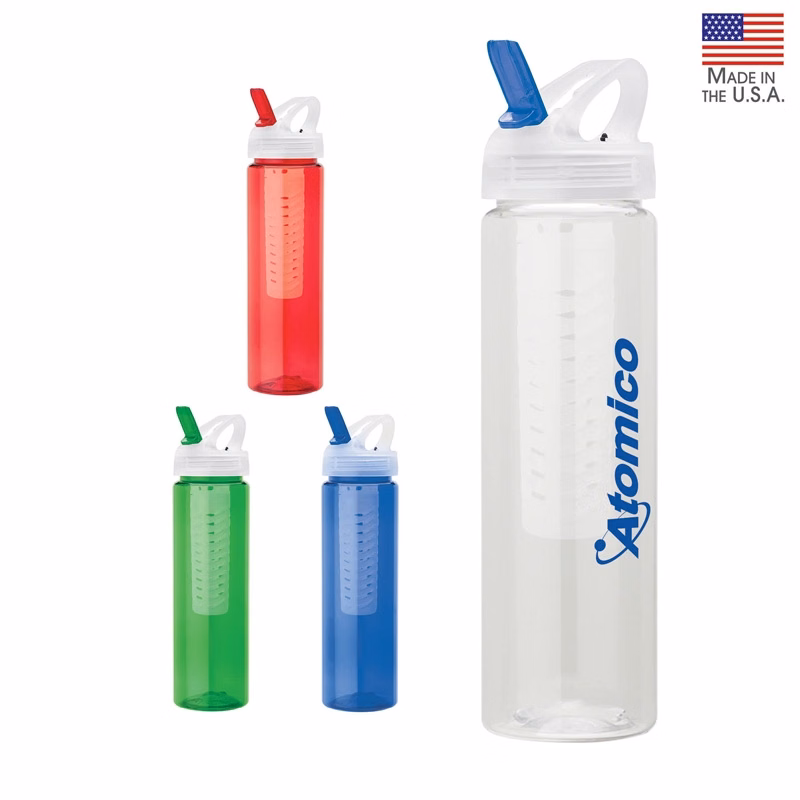 Laguna 32 oz. PET Bottle with Flip Spout & Infuser