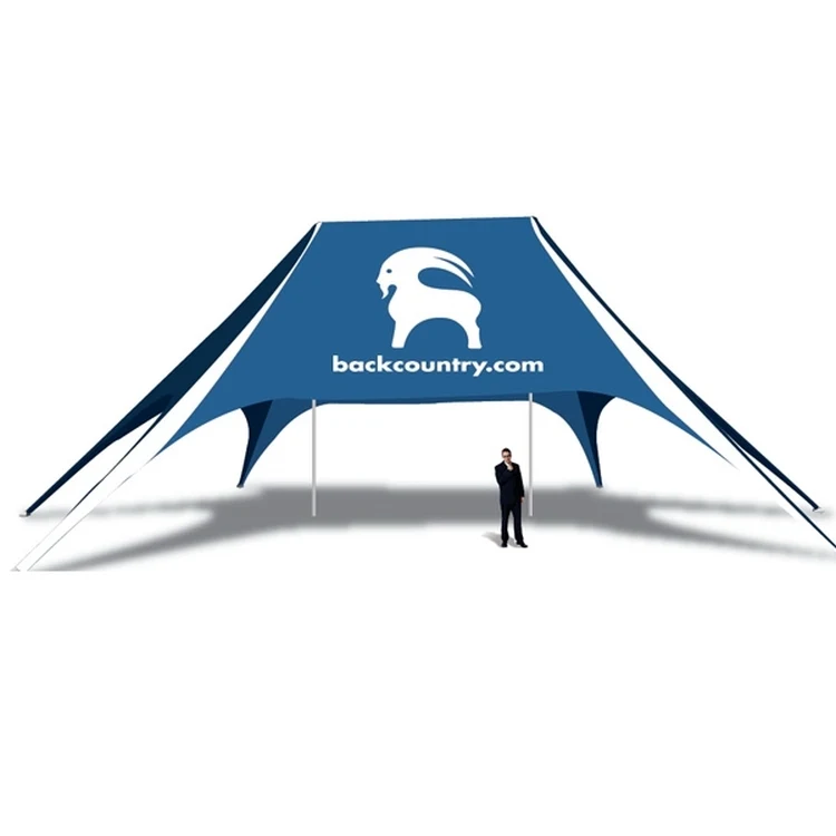 20ft x 63ft Branded Tent with Full Graphics 1