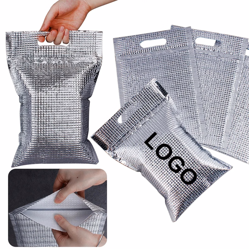 Disposable Cooler Bags with Zip Lock & Handle