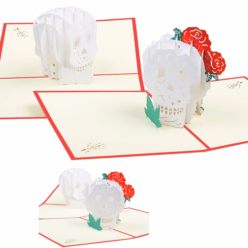 Dia de los Muertos 3D Pop Up Halloween Day Card