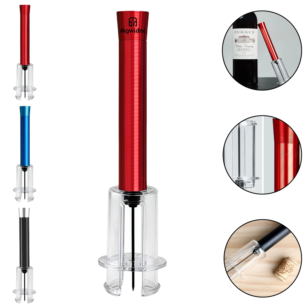Wine Bottle Opener-Aluminum Tube Pressure Opener 1