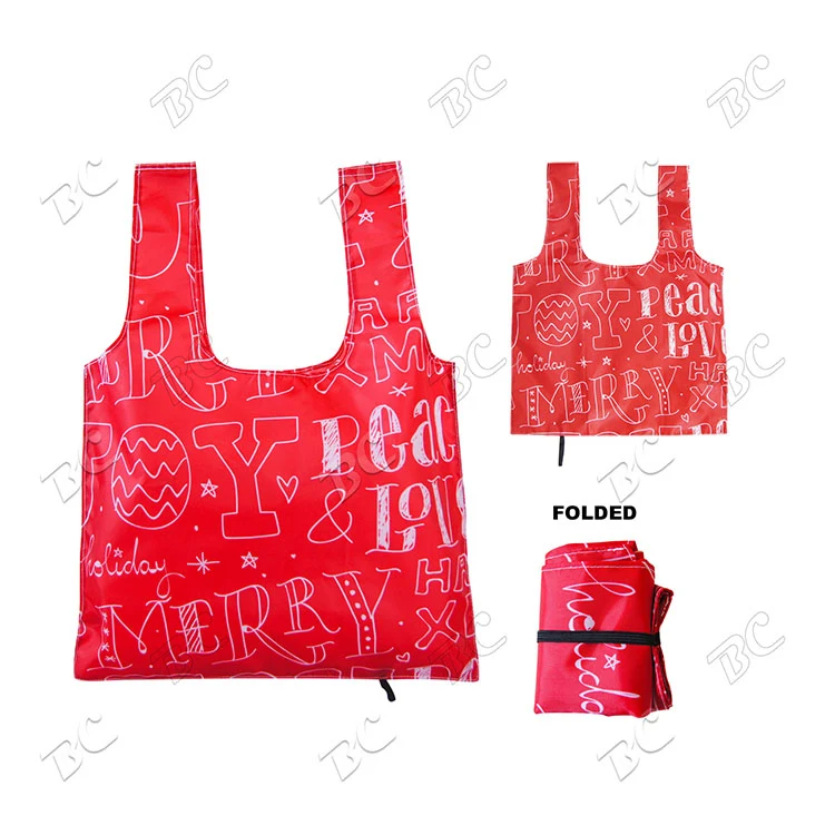 Reuseable 14"x18" Foldable Shopper Tote Bag 1