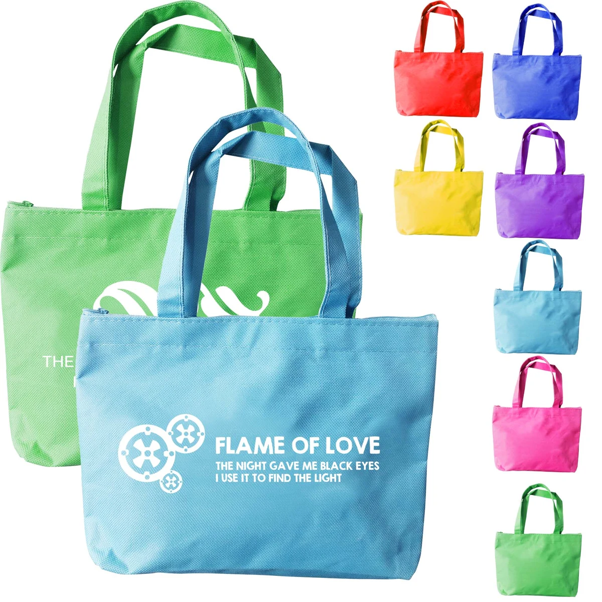 Mini Oxford Zippered Hand Bag, custom tote bag with logo imprint 1