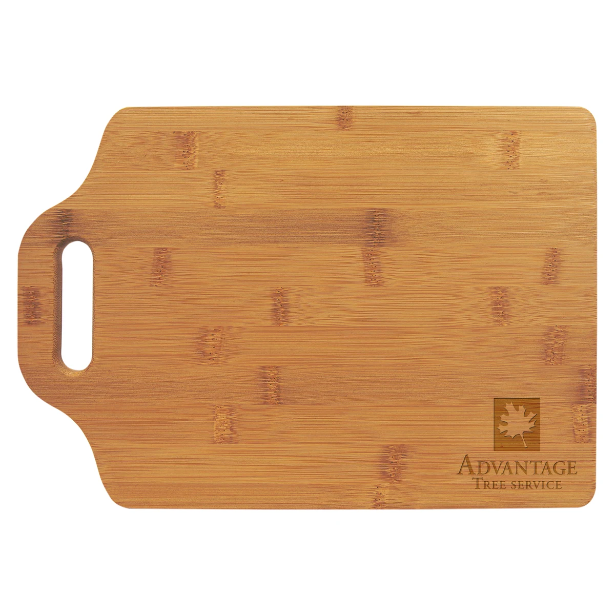 9" x 13" Bamboo Cutting Board w/ Handle 1