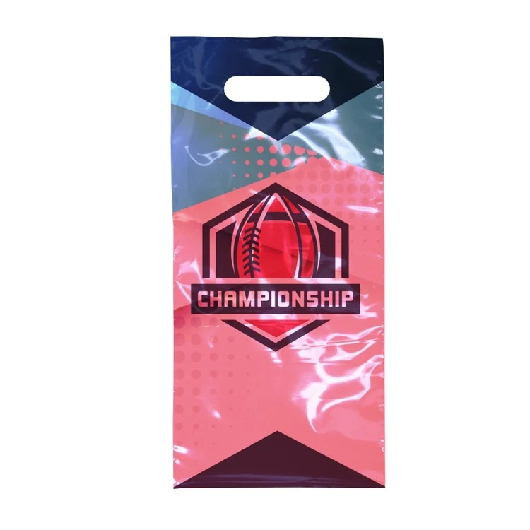 Digital Full Color 2-Sided Clear Plastic Bag (6" x 13") 1