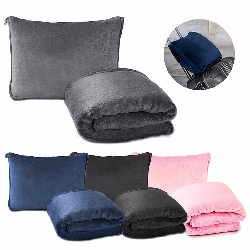 Pillow Storage Blanket Outdoor Warm Comfortable Journey