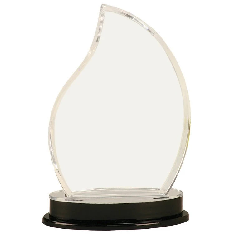 8.25" Silver Flame Impress Acrylic Award 1