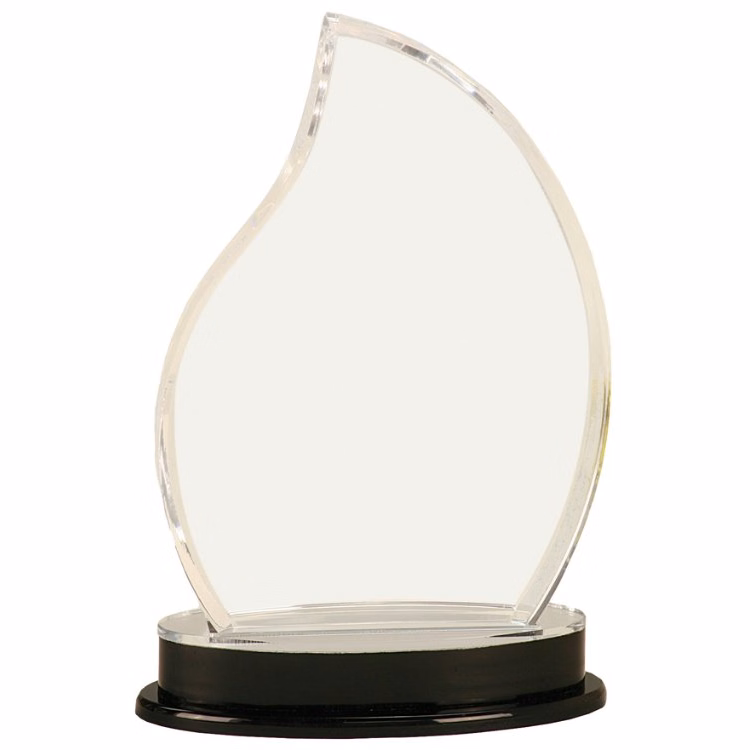 8.25" Silver Flame Impress Acrylic Award