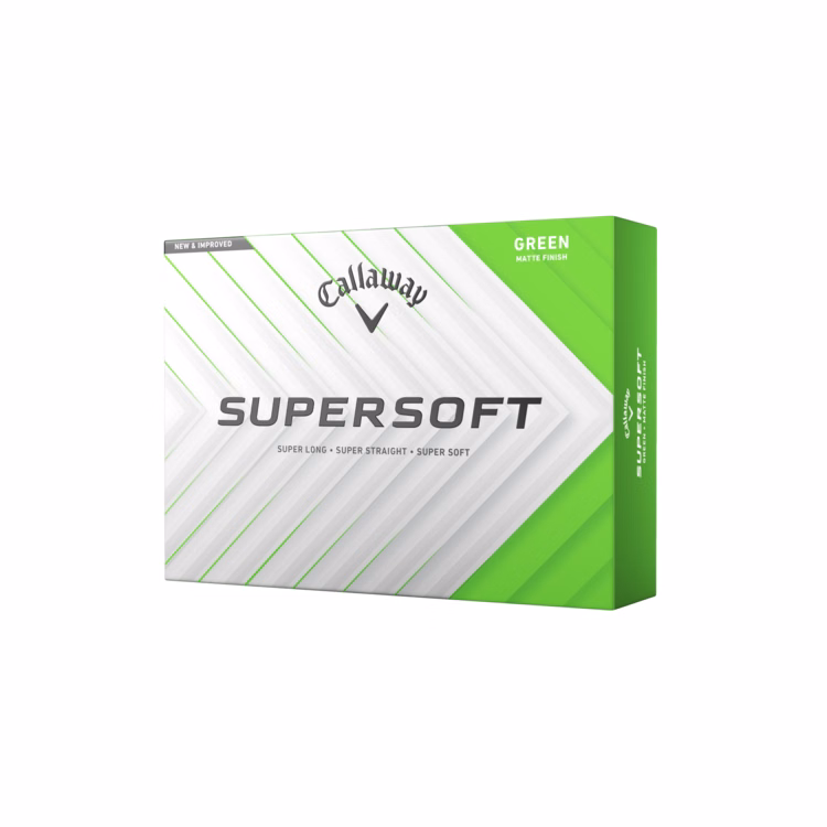 Callaway Supersoft Matte Golf Balls - Green