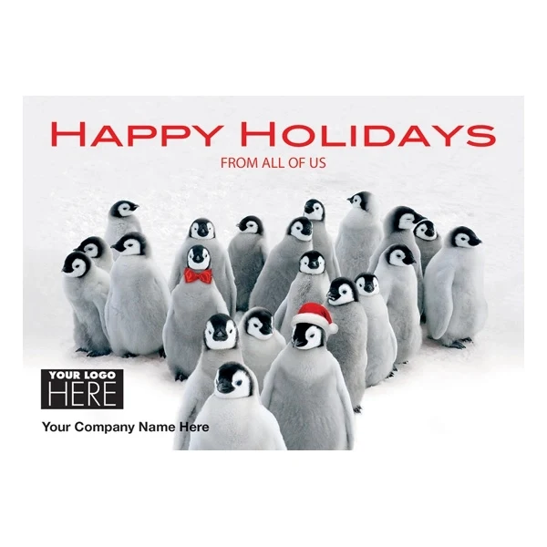 Penguin Parade Holiday Logo Cards 1