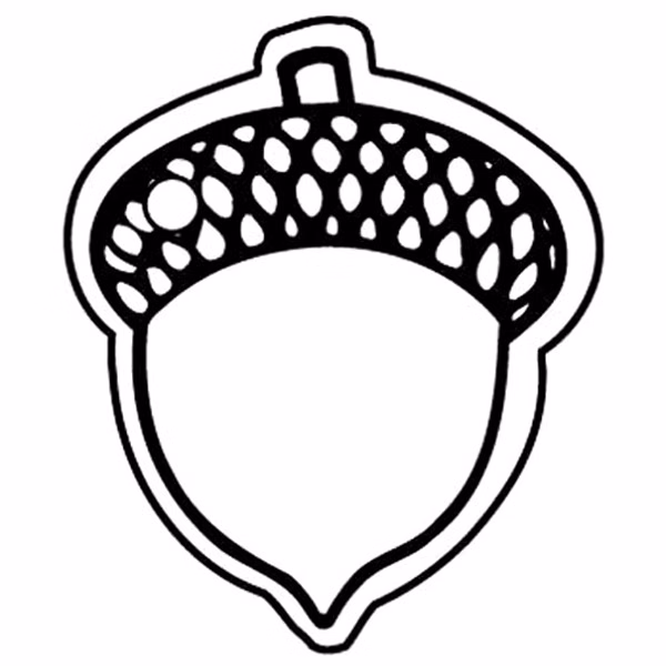Acorn Key Tag (Spot Color)