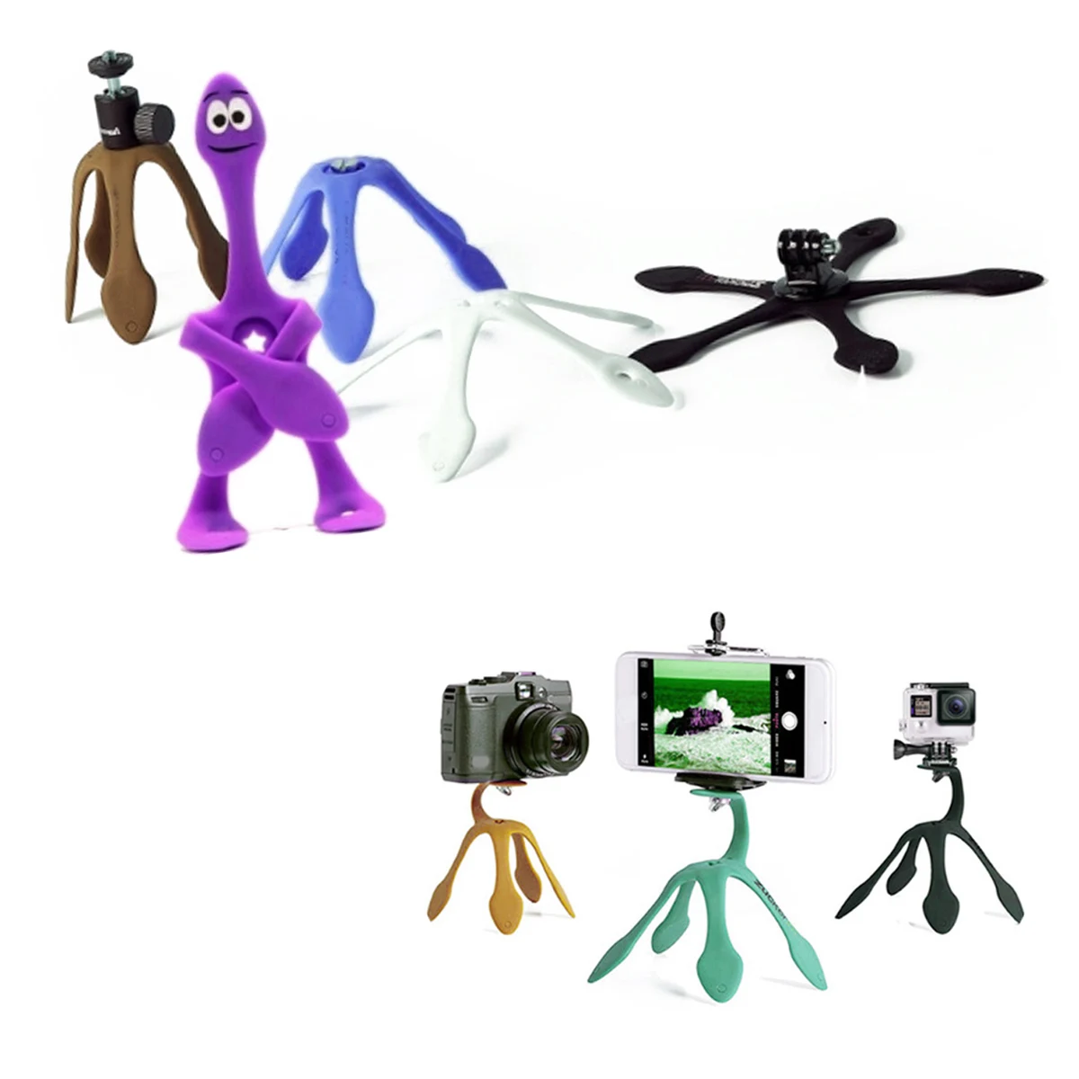 Mini Tripod MountPhone Holder Selfie Stick 1