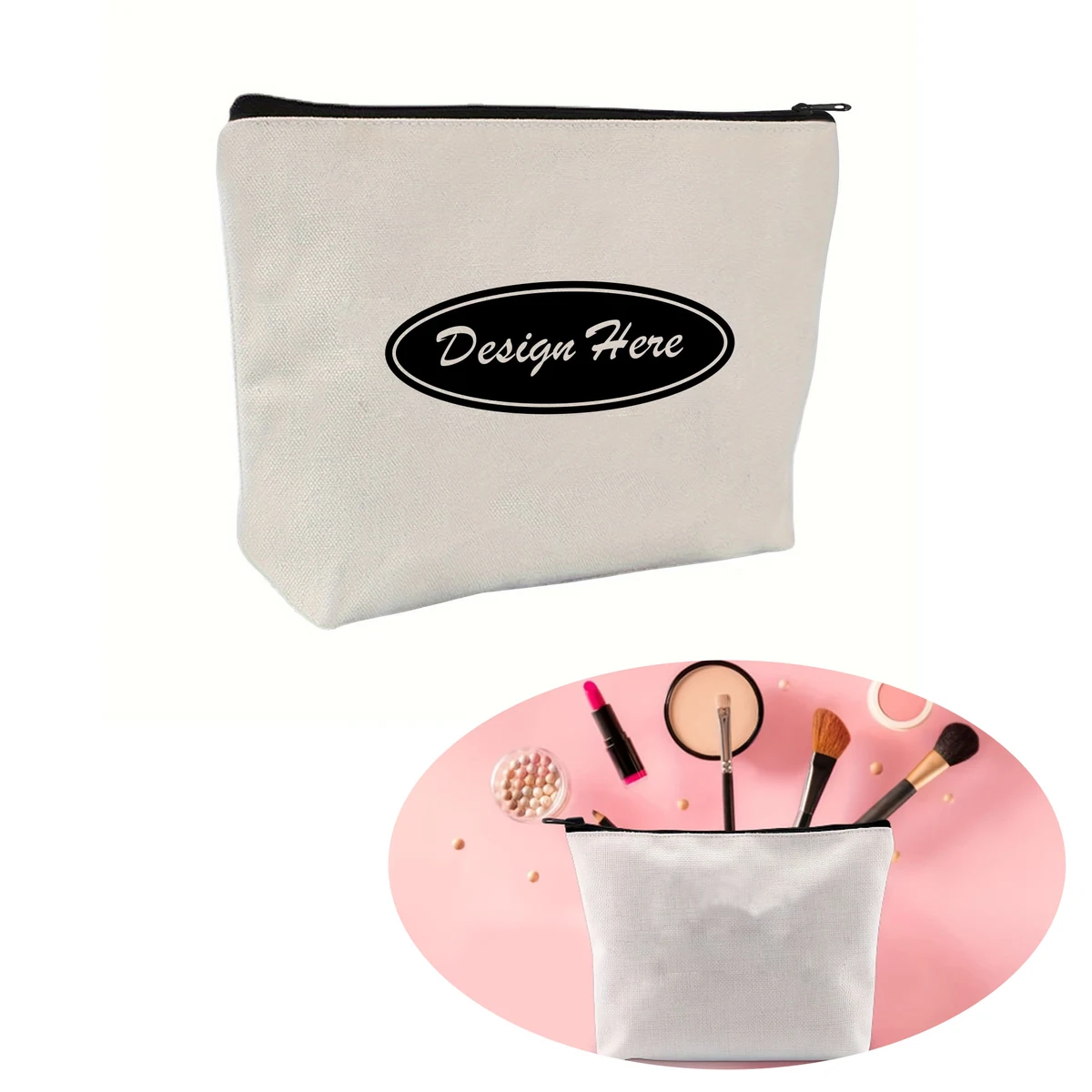 Canvas Zipper Pouch for Storage and Organization 1