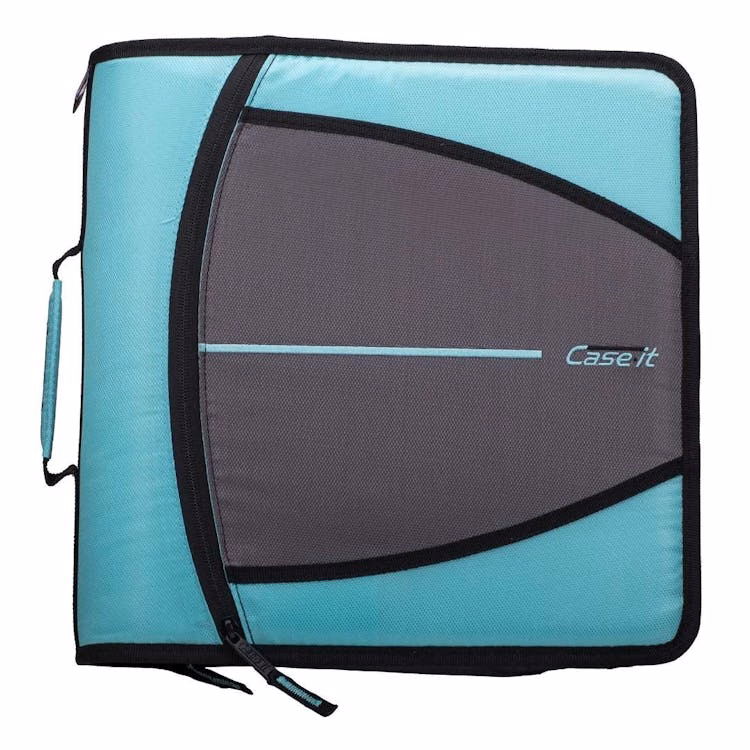Case-It Mighty Zip Tab Binder - Spearmint 3"