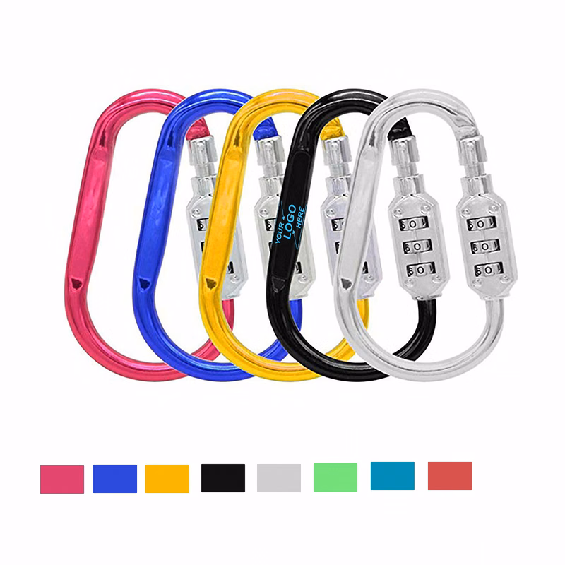 Heavy Duty Aluminum Locking Carabiner Clip