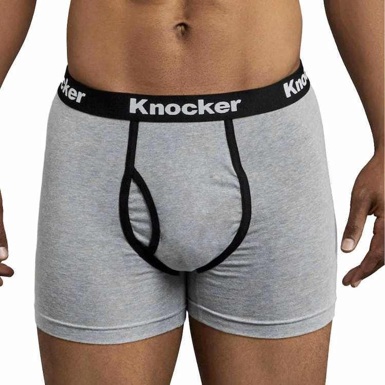 Men's Cotton Spandex Boxer Briefs - Medium Assorted Colors